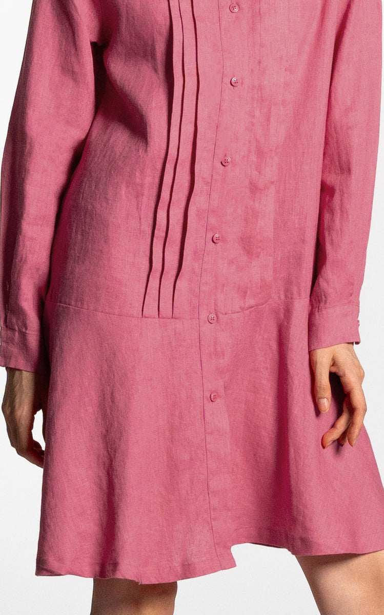 Pintuck Linen Dress What To Wear