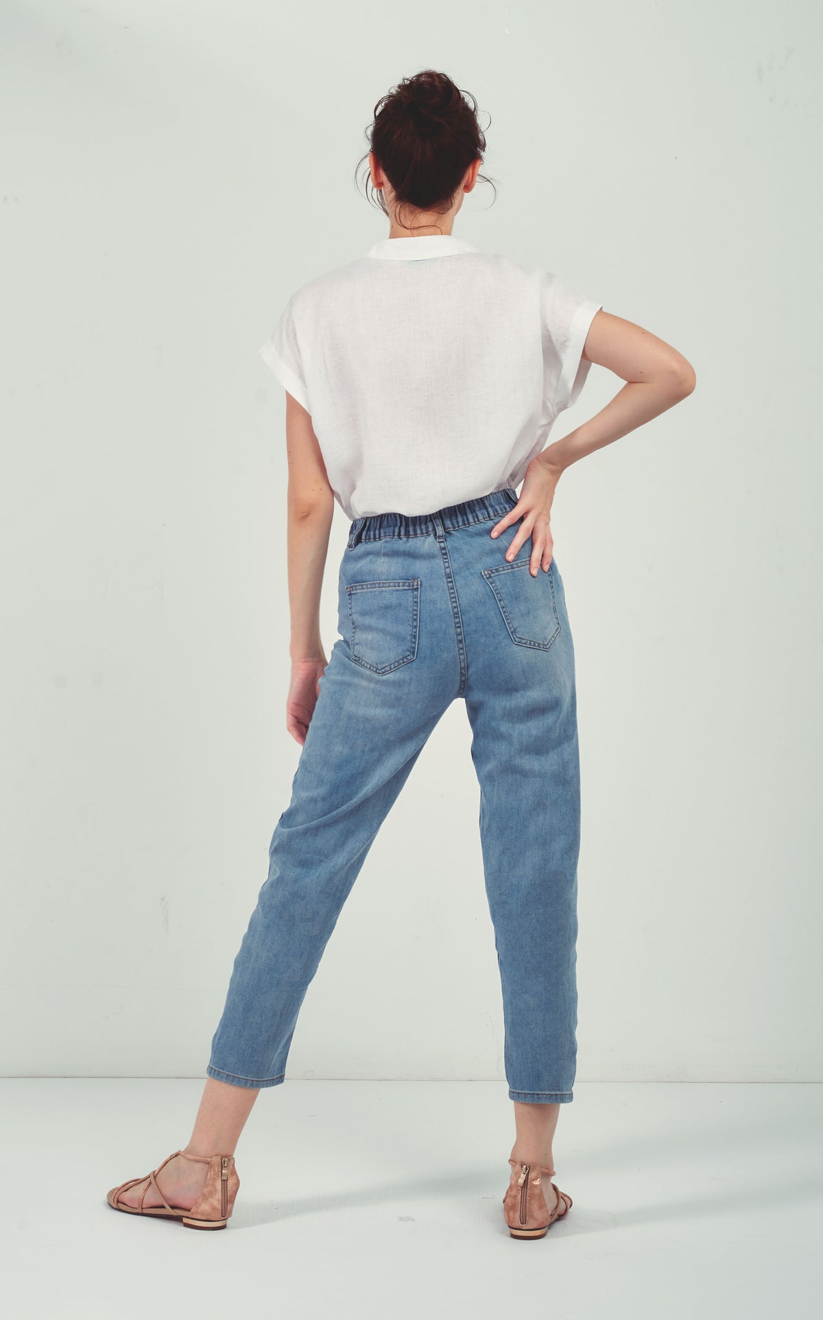 Contrast Pocket Jeans