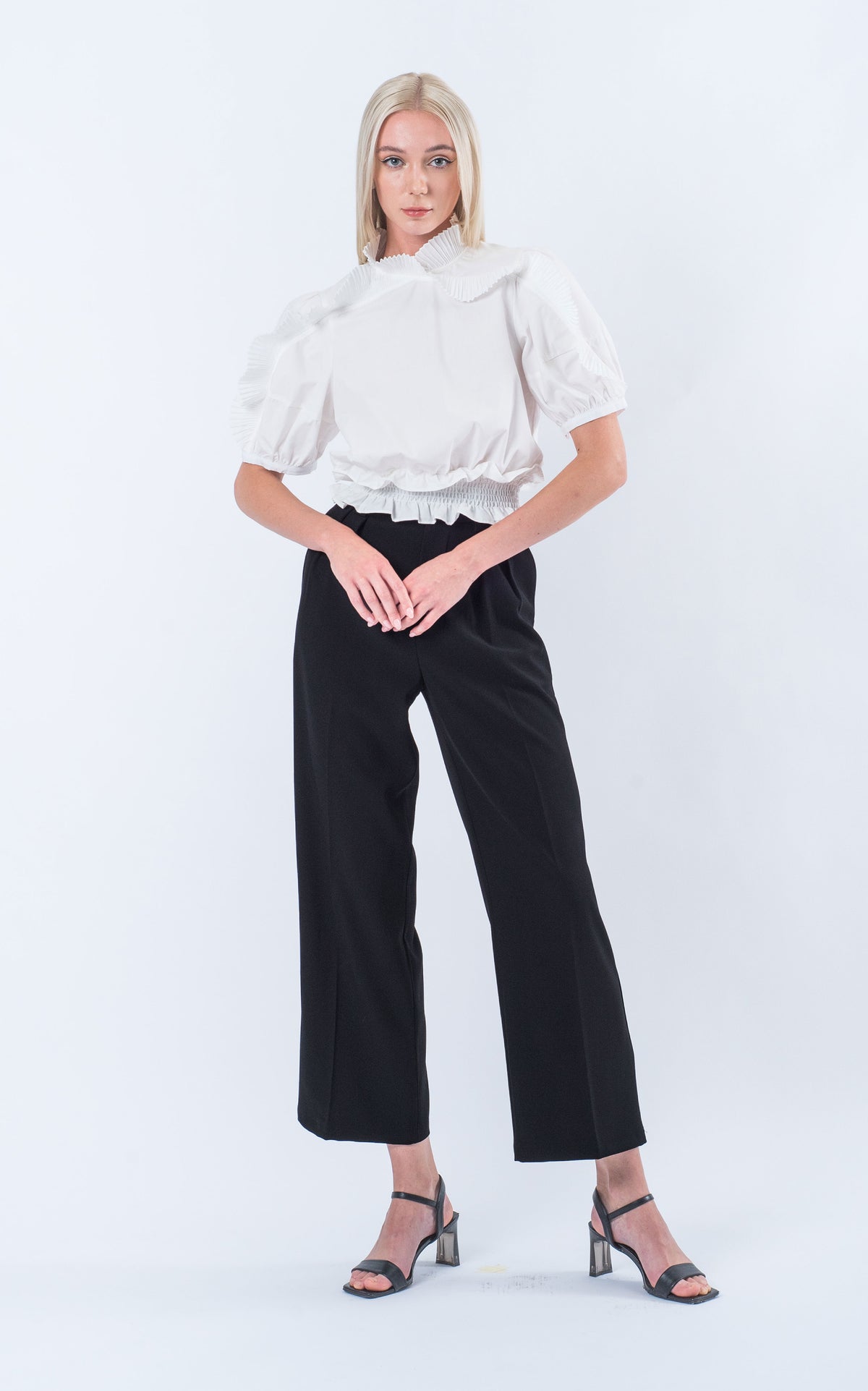 Relaxed Straight Leg Trousers