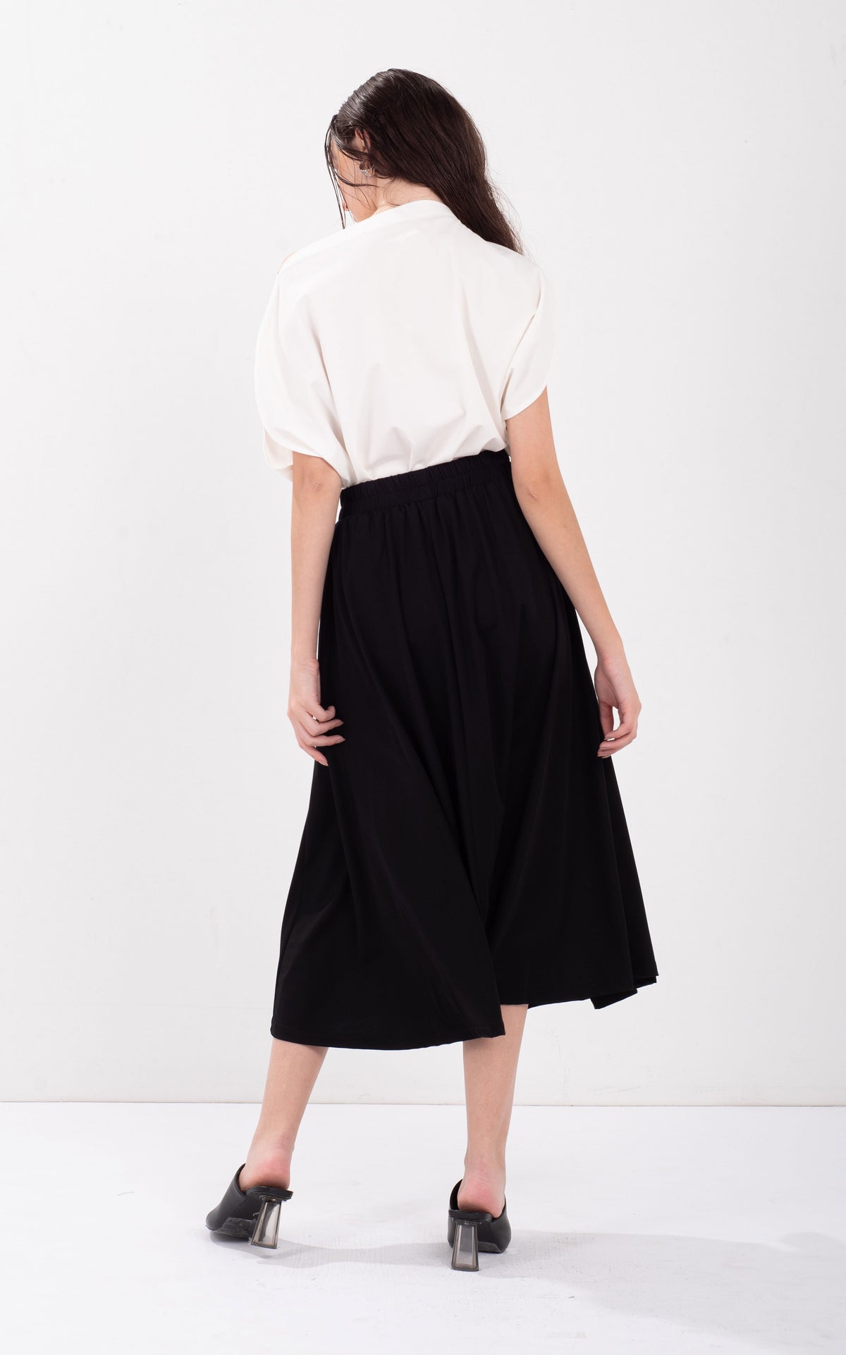 Lycra Pleated Skirt