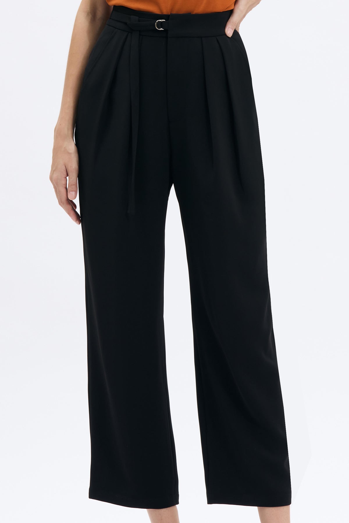 Buckle Detail Trousers