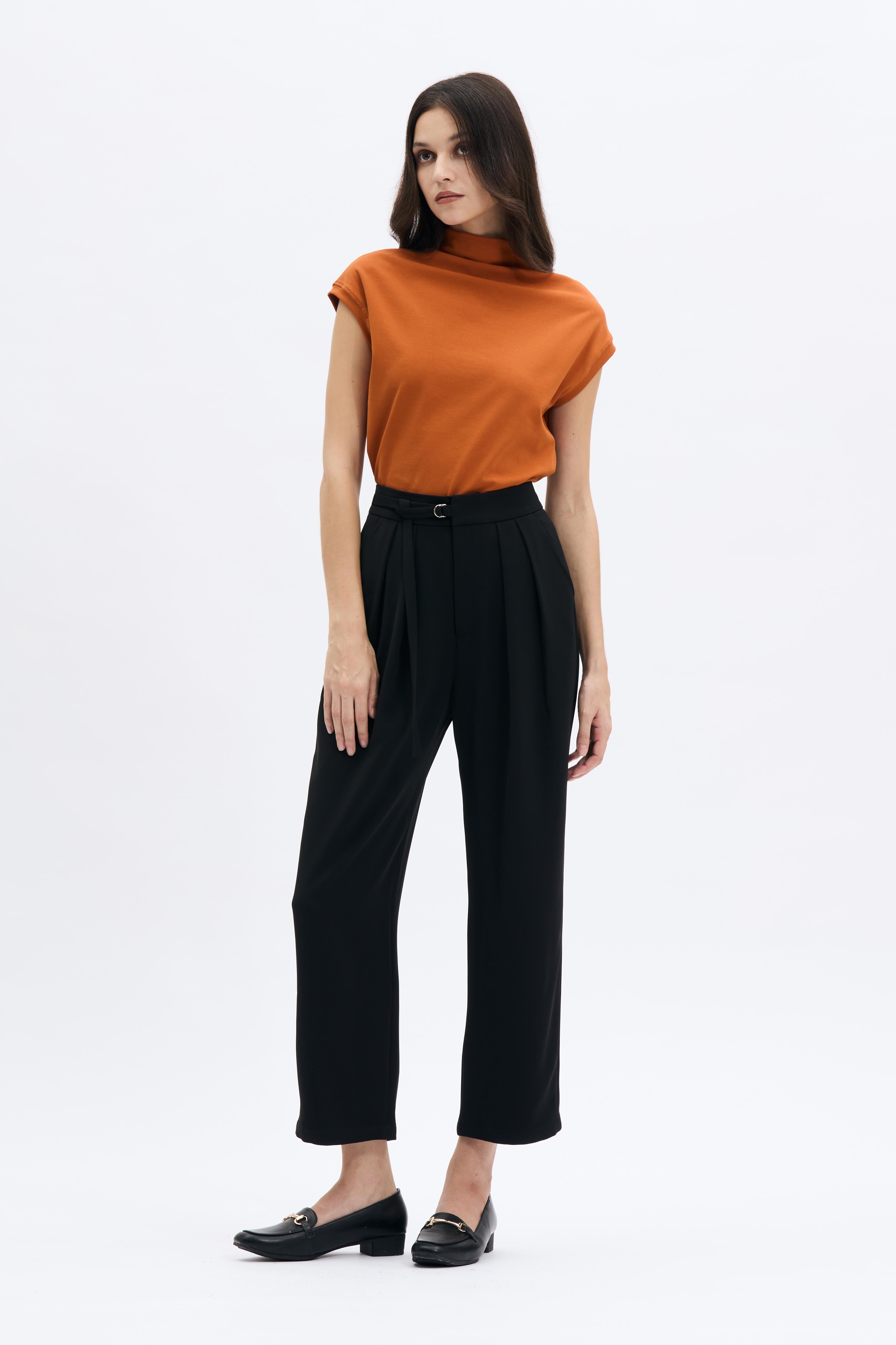 Buckle Detail Trousers
