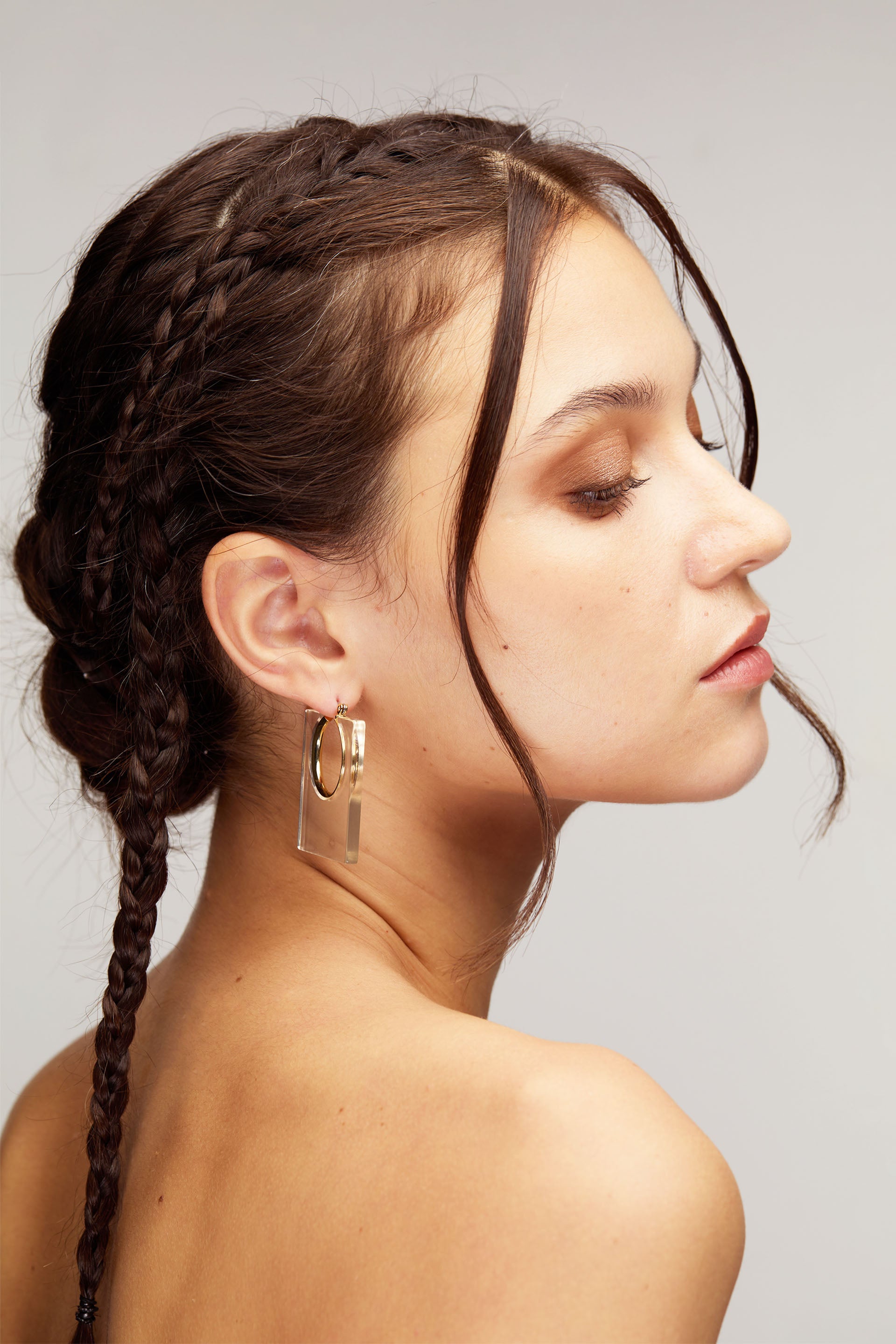 Acrylic Rectangle Earrings