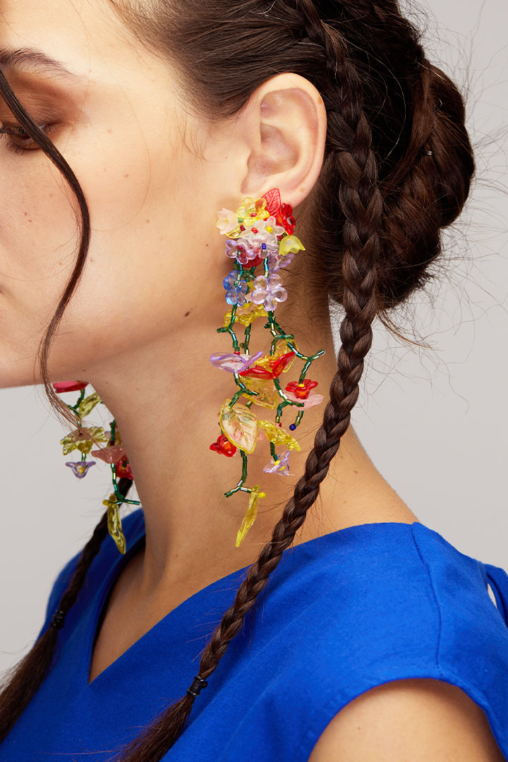 Multicolour Beaded Earrings