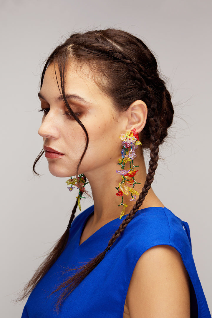 Multicolour Beaded Earrings