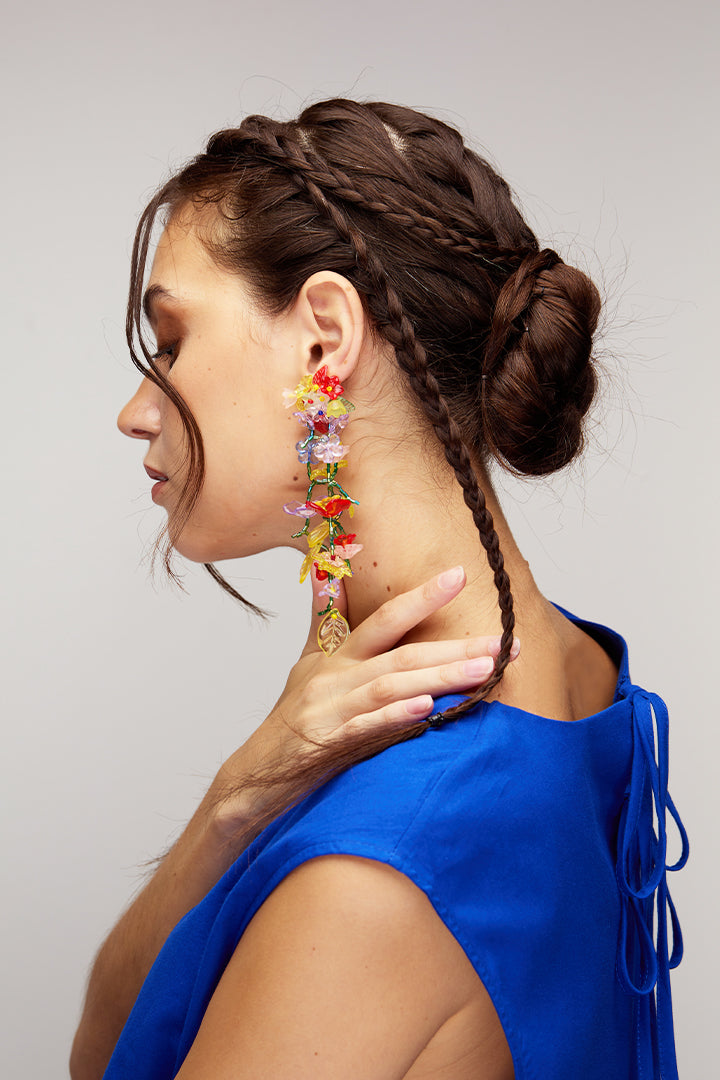 Multicolour Beaded Earrings